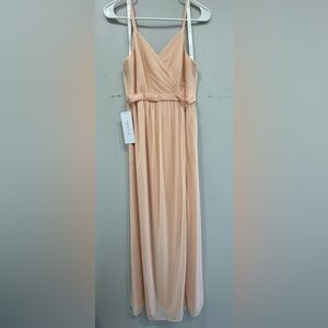 Azazie Pearl Pink Jr Bridesmaid Dress